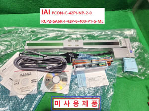 노32534/미사용 직교로봇 액츄에이터 LM가이드 직선가이드 드라이버 케이블 풀세트/PCON-C-42PI-NP-2-0/RCP2-SA6R-I-42P-6-400-P1-S-ML/IAI