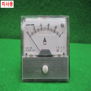 초35098/미사용DC전기판넬암페어메타/KAC-60/1A/광성계측기