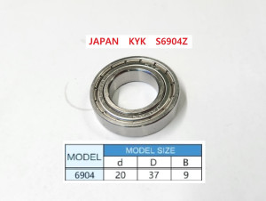 12348 미사용 베어링 JAPAN  KYK   S6904Z
