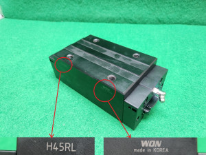 12354 미사용 국내산 LM 가이드 블록 LM가이드 블럭 WON made in KOREA  H45RL