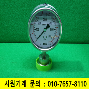 초10806/미사용압력게이지/EN837-1/WISE