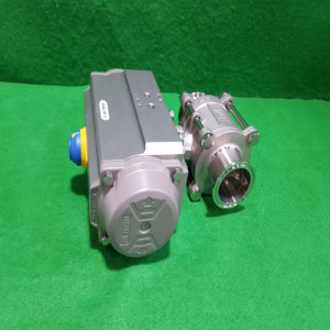 주55120/미사용공압식진공밸브/공압식자동밸브/304스텐레스볼밸브/2