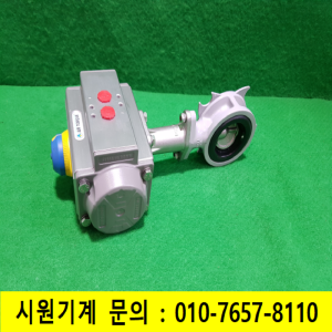 주55122/미사용공압식버터플라이자동밸브/304밸브/ADC1240A/AT101UDA