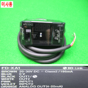 11136/미사용클램프온유량센서세트/FD-XA1/FD-XS8/키엔스
